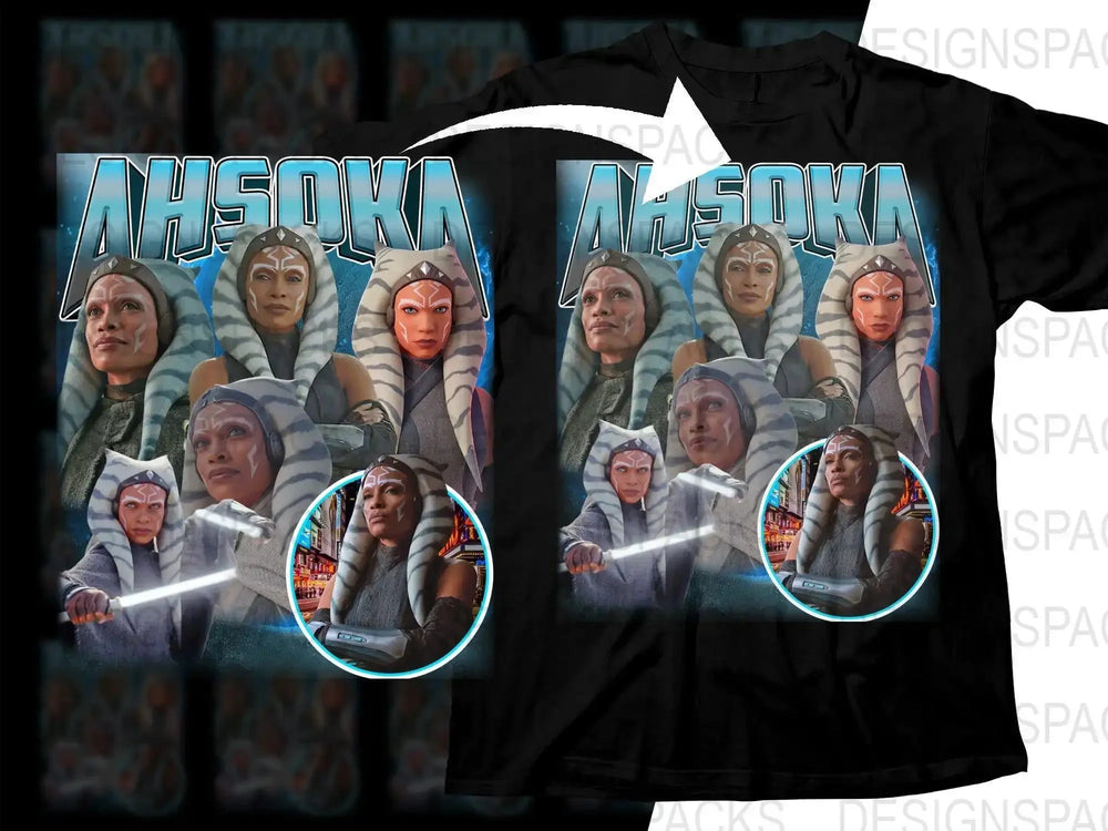 Star Wars Ahsoka Tano Character Art Bootleg Png Digital Download
