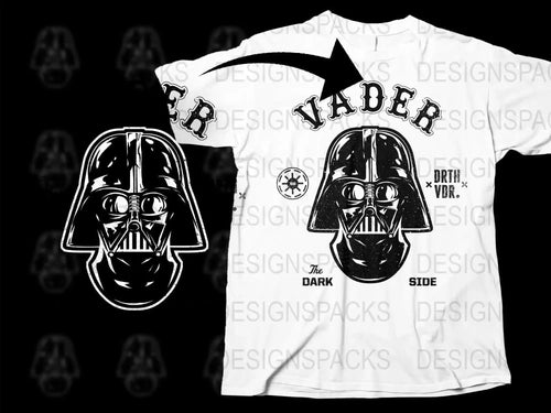 Star Wars Darth Vader Dark Side Graphic Png Digital Download
