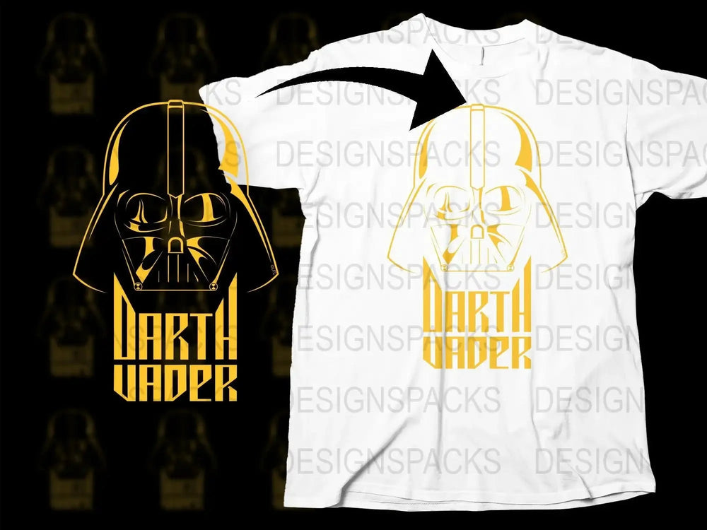 Star Wars Darth Vader Graphic Printed Png Digital Download