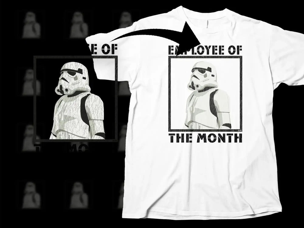 Star Wars Stormtrooper Employee of the Month Png Digital Download