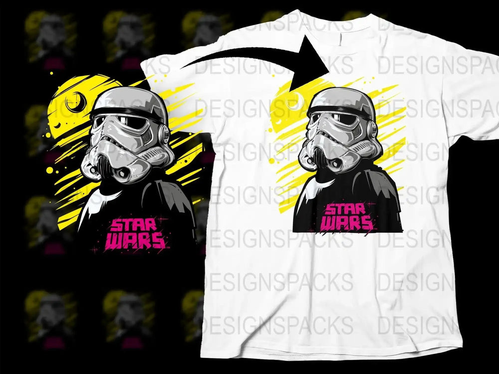 Star Wars Stormtrooper Graphic Png Digital Download