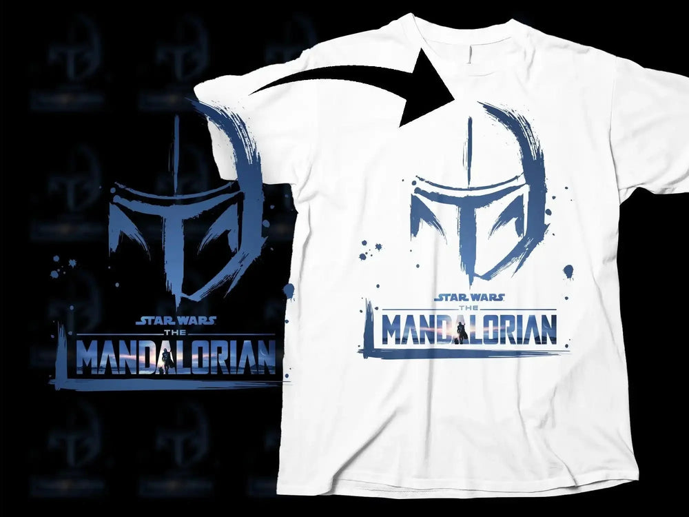 Star Wars The Mandalorian Helmet Art Png Digital Download