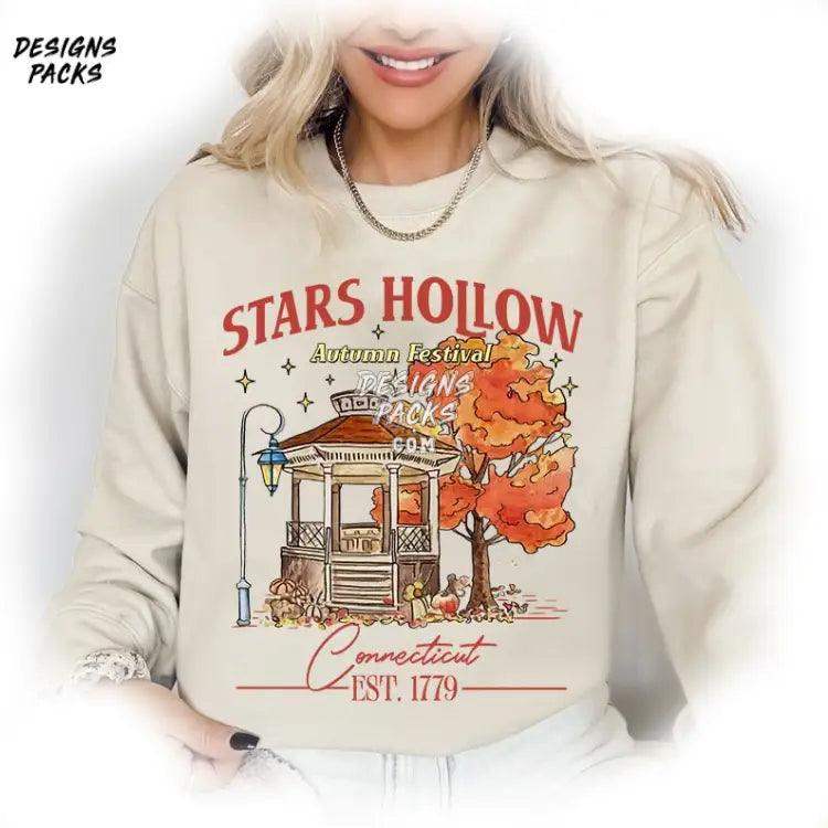 Stars Hollow Clipart Sublimation Png Design