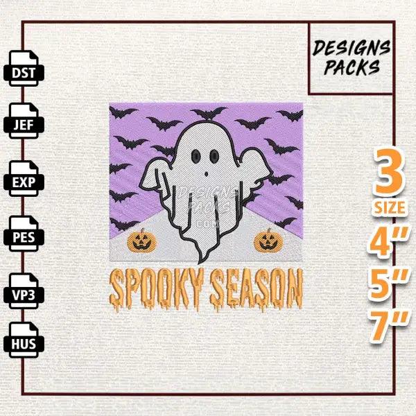 Stay Spooky Embroidery Design