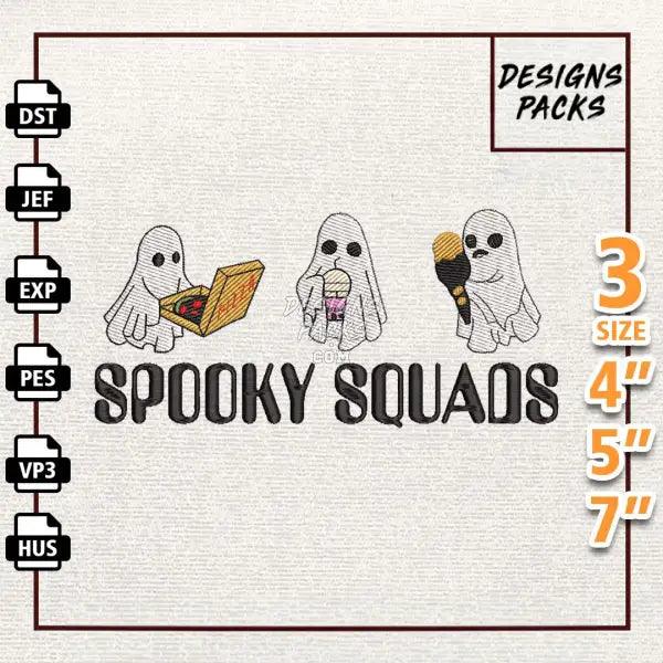Stay Spooky Embroidery Design