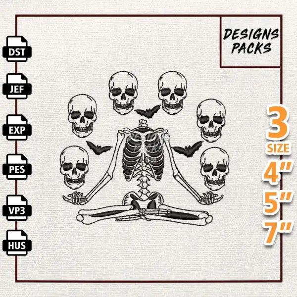 Stay Spooky Embroidery Design