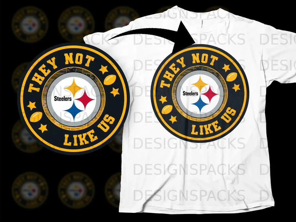 They Not Like Us Steelers Fan Apparel