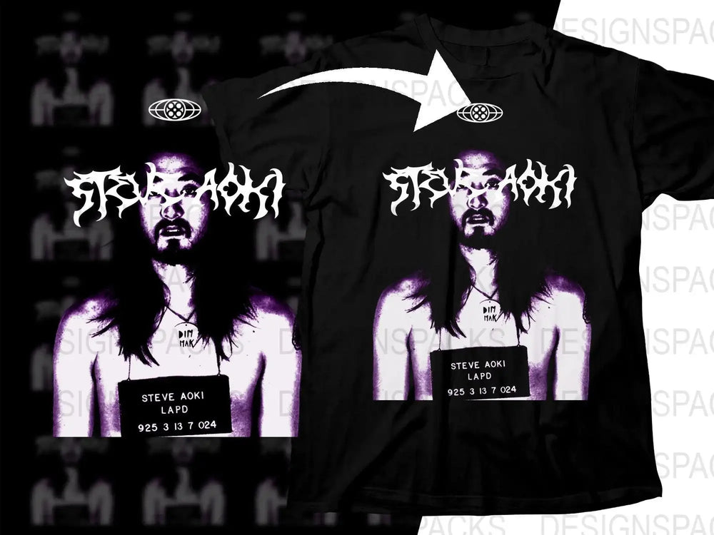 STEVE AOKI Music Artist Streetwear Png Digital Download