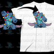 Cute Monster T-Shirt Colorful Beads Graphic Tee Fun Animal Design Kids Adults Unisex Fashion