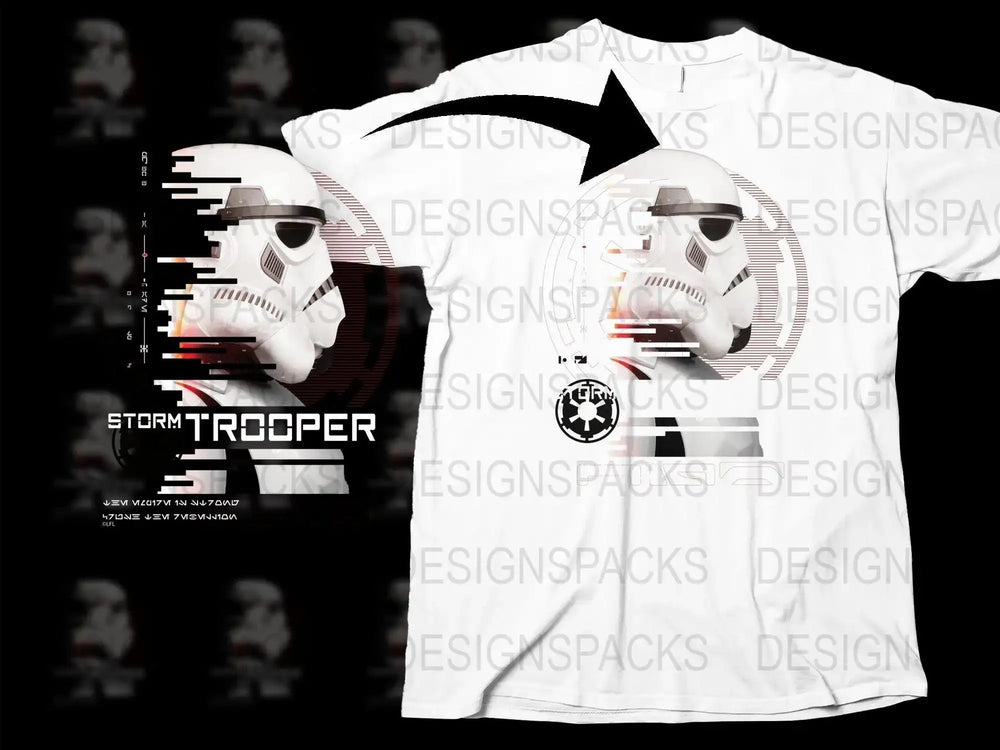 Stormtrooper Digital Design Graphic Art Png Digital Download
