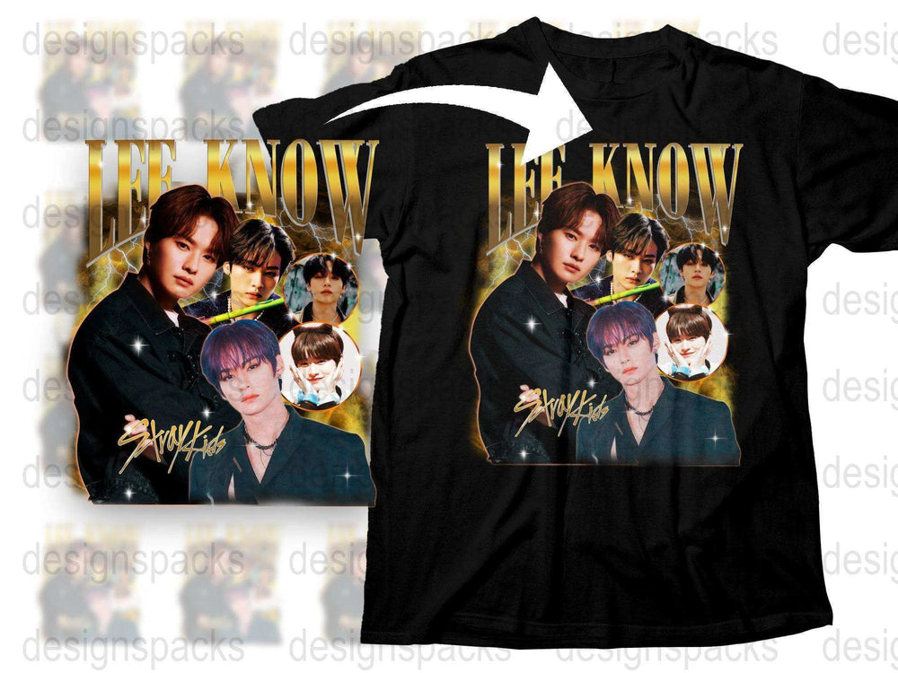 Lee Know Fan T-Shirt, K-Pop Idol Graphic Tee, Unisex Pop Music Shirt, Gift for Fans
