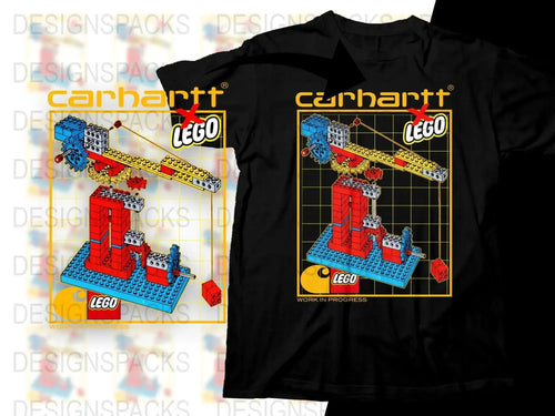 Streetwear Brand LEGO Collaboration Graphic Design Png Digital Download