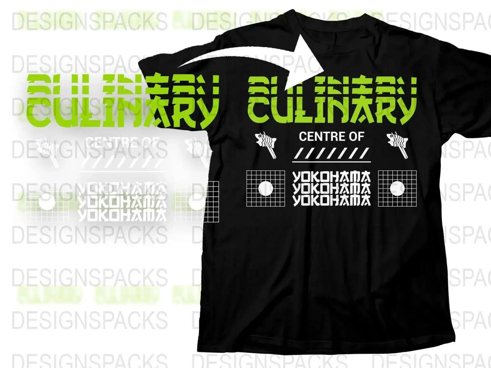 Streetwear Culinary Centre of Yokohama Png Digital Download