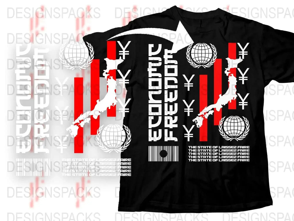 Streetwear Economic Freedom Png Digital Download