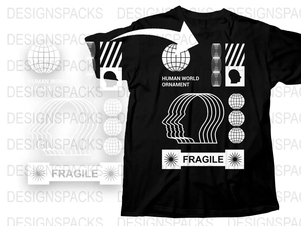 Streetwear Fragile Png Digital Download
