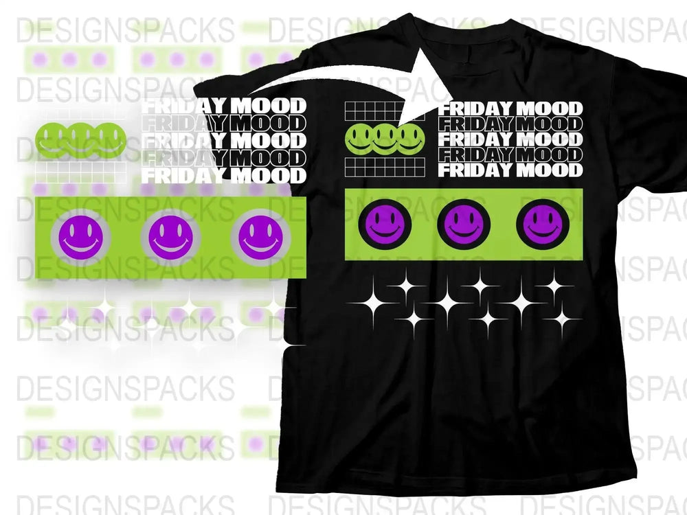 Streetwear Friday Mood Png Digital Download