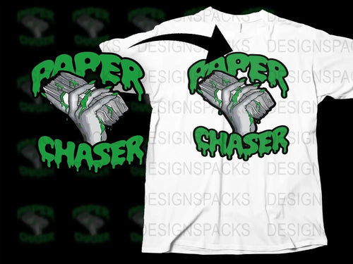 Streetwear Graphic Paper Chaser Hand Holding Money Png Digital Download