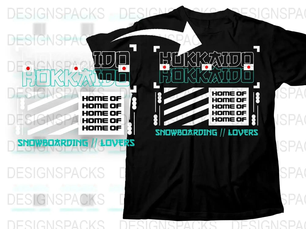 Streetwear Hokkaido Png Digital Download