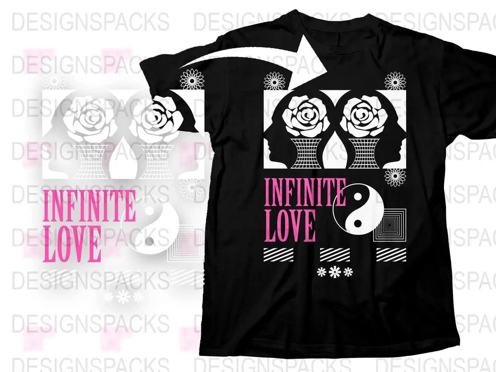 Streetwear Infinite Love Png Digital Download
