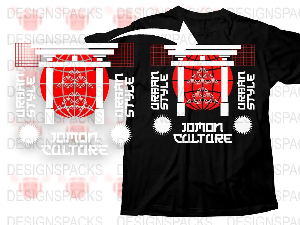 Streetwear Jomon Culture Png Digital Download