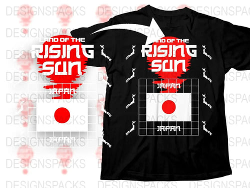 Streetwear Land of the Rising Sun Png Digital Download