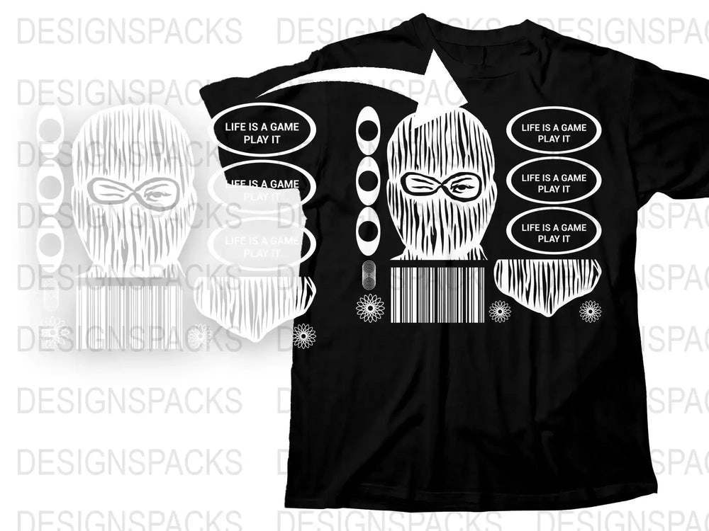 Streetwear Life is a Game Png Digital Download