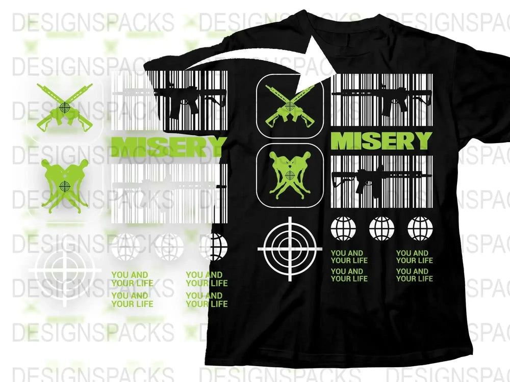 Streetwear Misery Png Digital Download