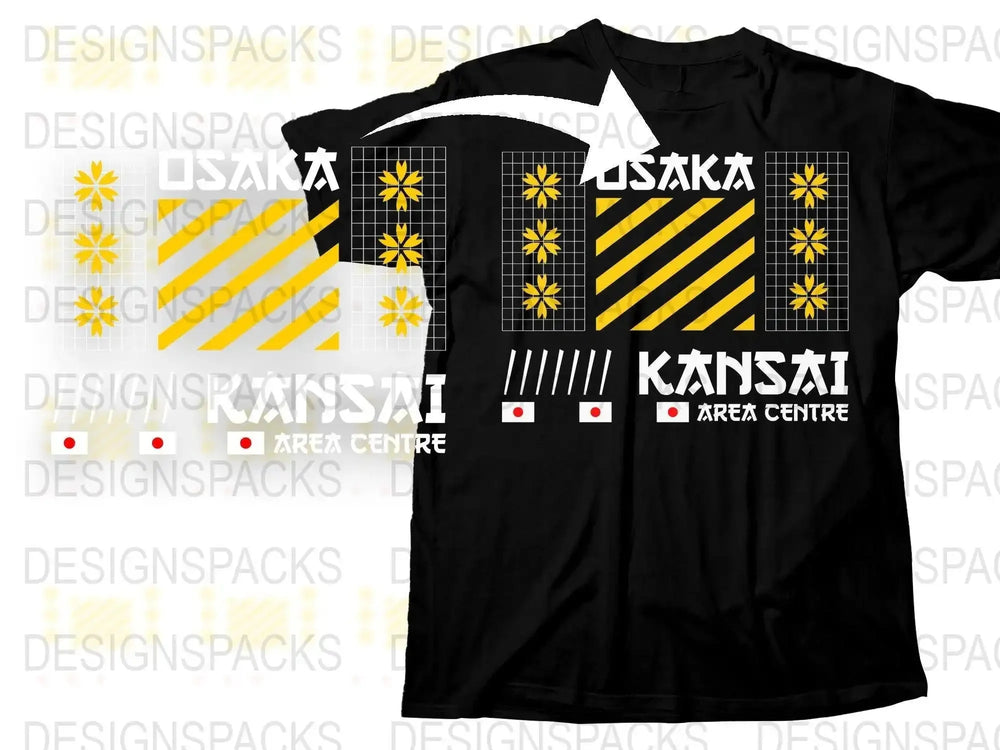 Streetwear Osaka Kansai Area Centre Png Digital Download