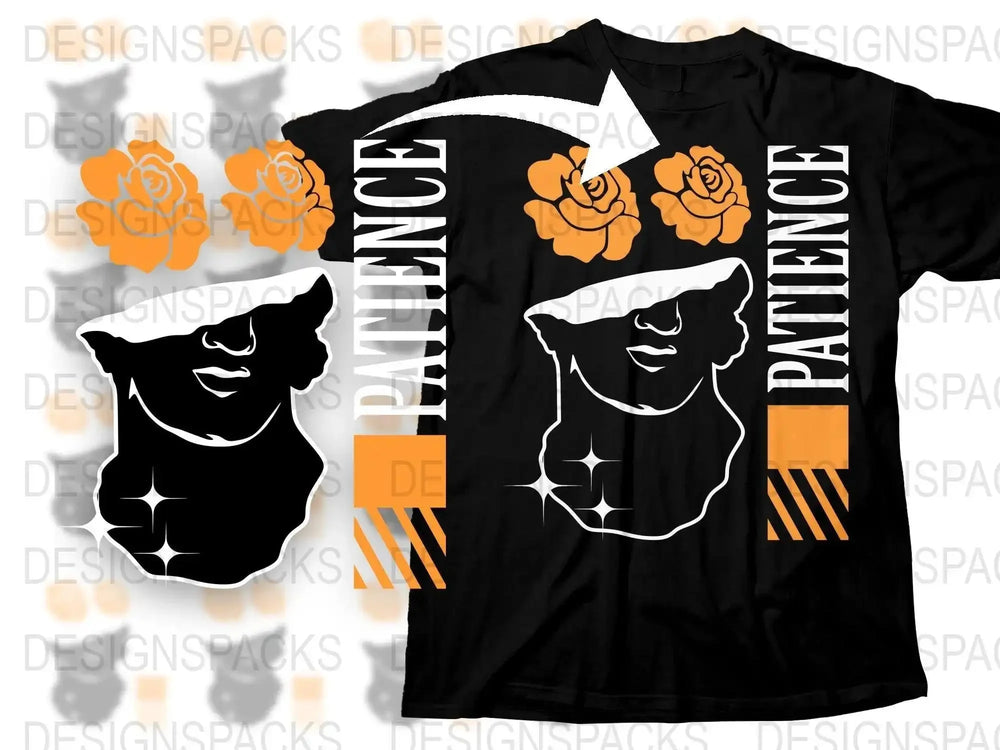 Streetwear Patience Png Digital Download