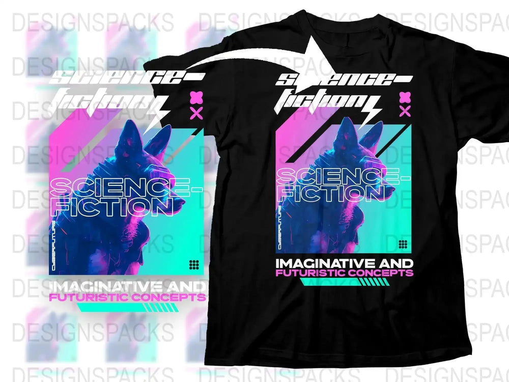 Streetwear Science Back Png Digital Download