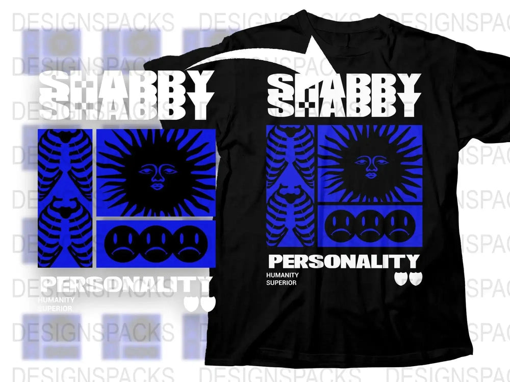 Streetwear Shabby Personality Png Digital Download