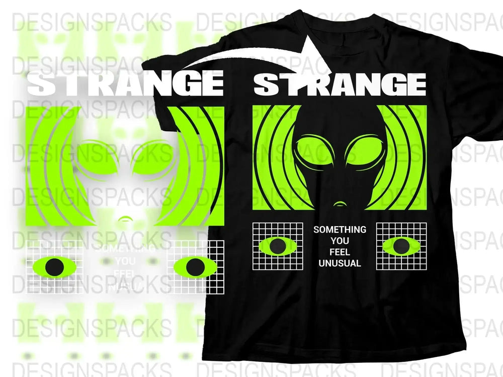 Streetwear Strange Png Digital Download