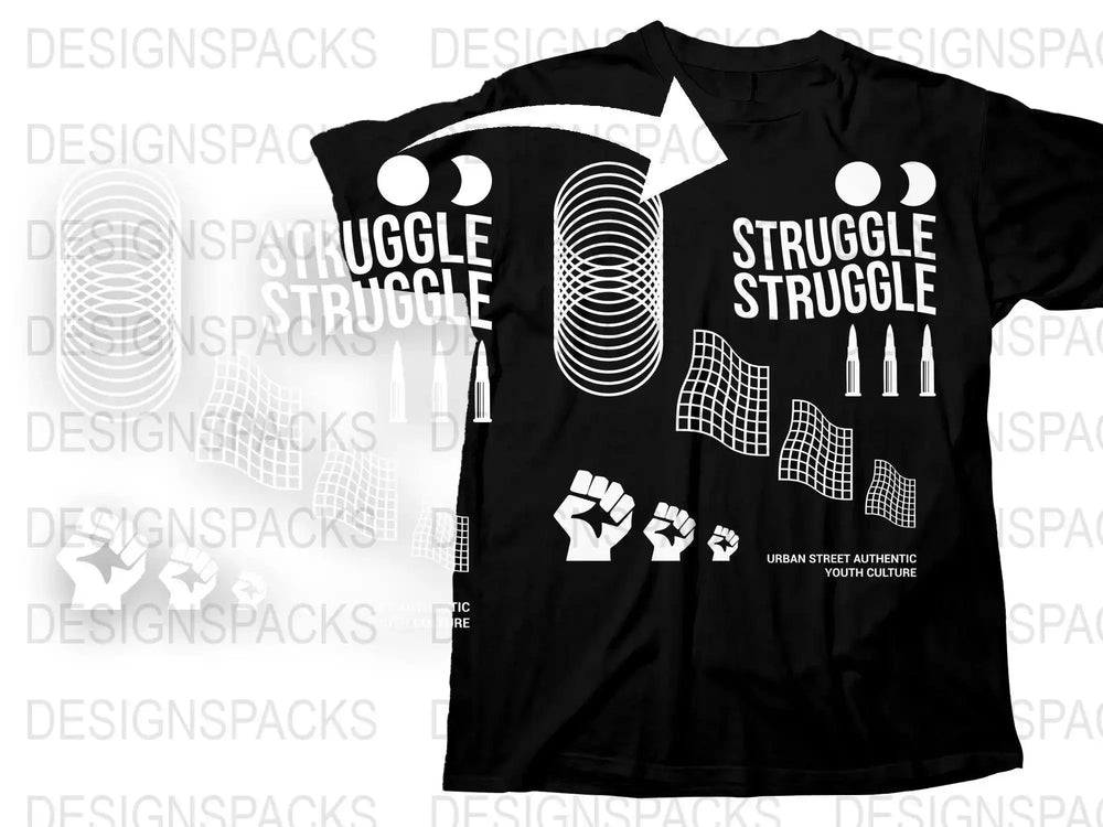 Streetwear Struggle Png Digital Download