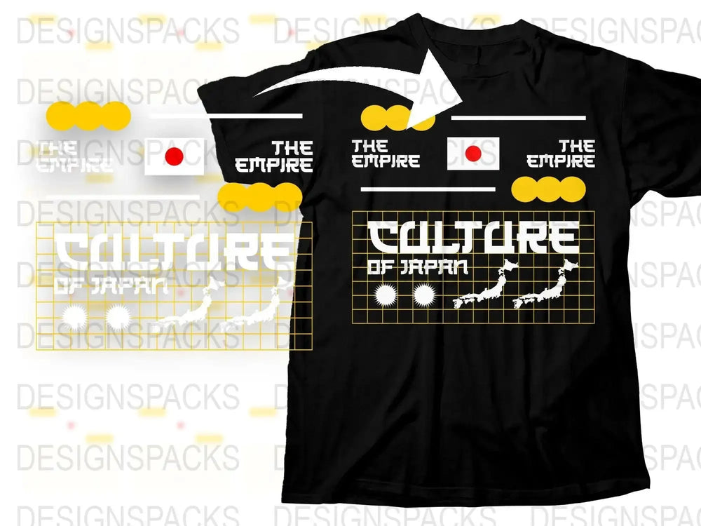 Streetwear The Empire Culture of Japan Png Digital Download