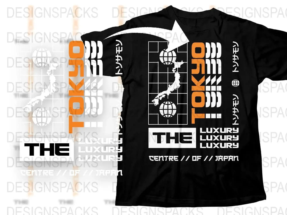 Streetwear The Luxury Centre of Japan Png Digital Download