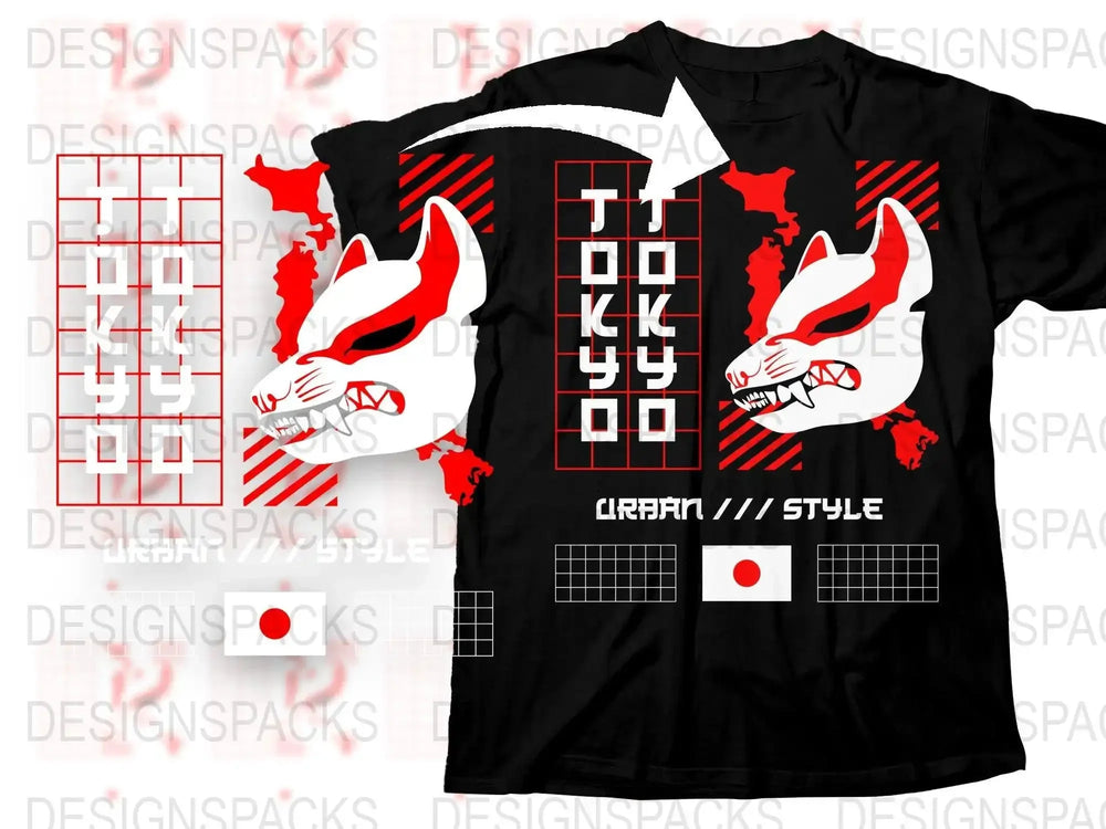 Streetwear Tokyo Urban Style Png Digital Download