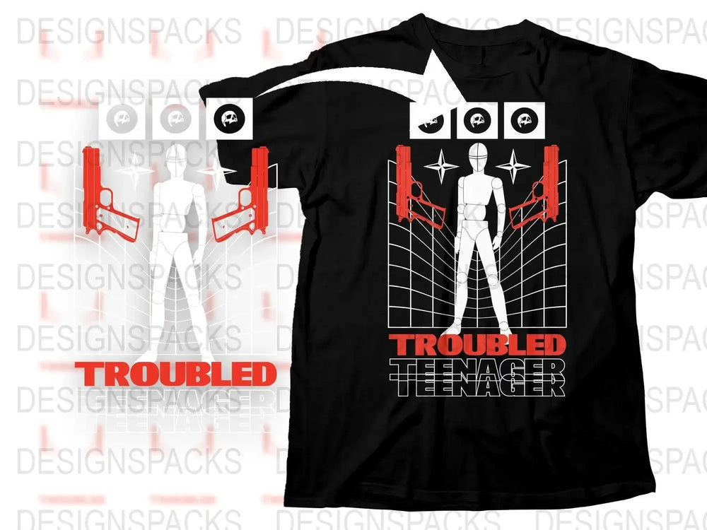 Streetwear Troubled Teenager 2 Png Digital Download