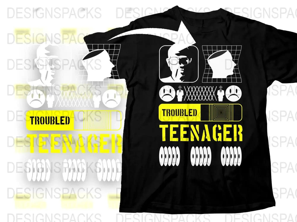 Streetwear Troubled Teenager Png Digital Download