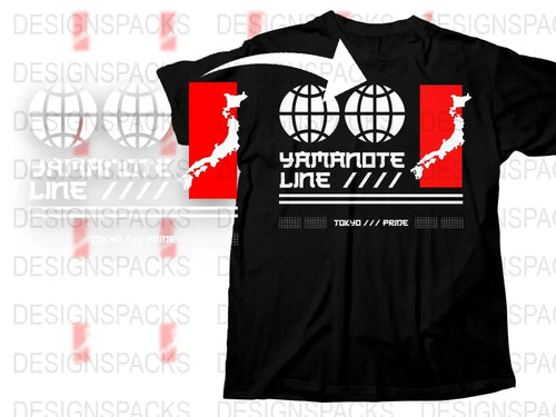 Streetwear Yamanote Line Png Digital Download