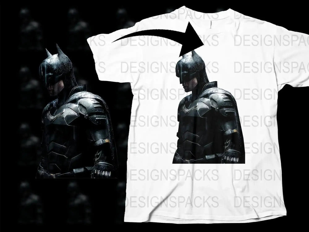 Striking and Bold Batman Design Graphic Png Digital Download