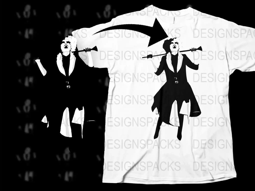 Striking Design Cruella Character Inspired Png Digital Download