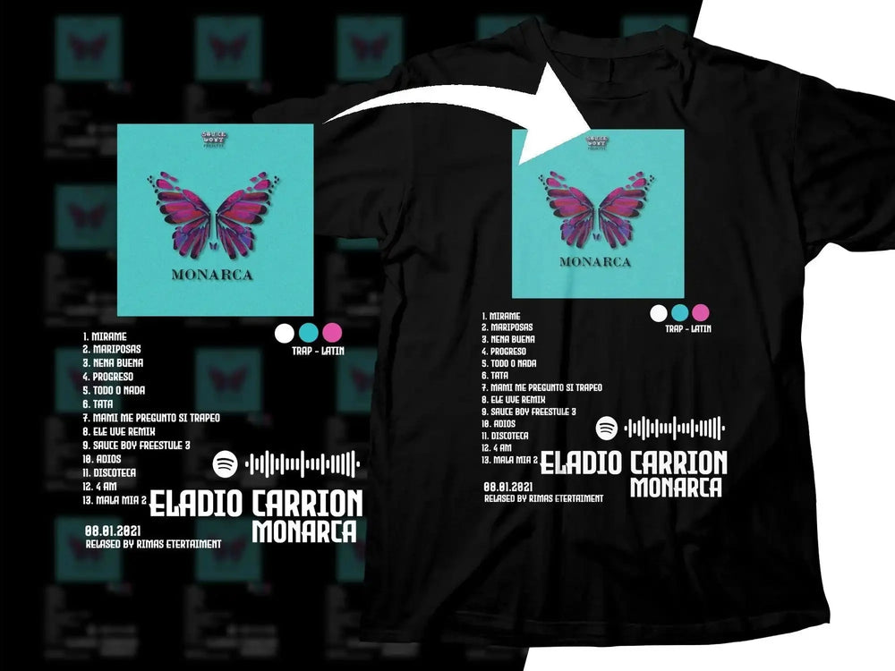 Stunning Vibrant Monarca Butterfly Digital Art Print