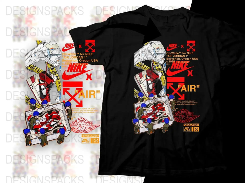 Stylish Air Sport Brand Design Graphic Png Digital Download