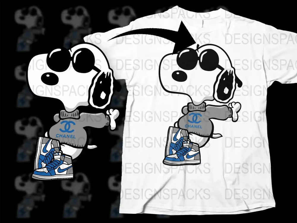 Stylish Snoopy Graphic Png Digital Download StreetWear