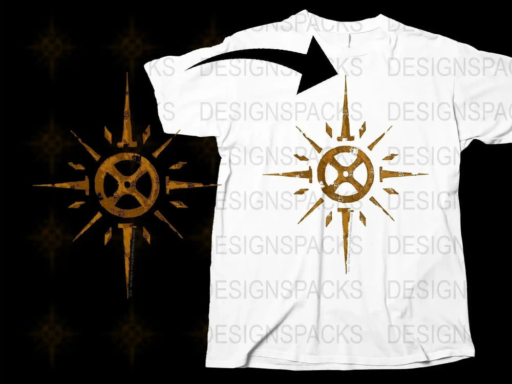 Stylish Symbol Design Brown The Expanse Series Png Digital Download