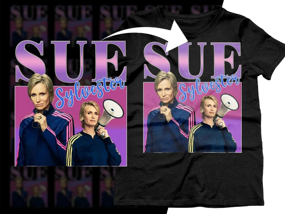 Sue Sylvester Character Art Png Digital Download