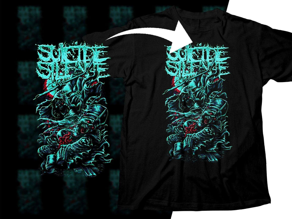 Suicide Silence Unique Artistic Rock Design Png Halftone Digital Download