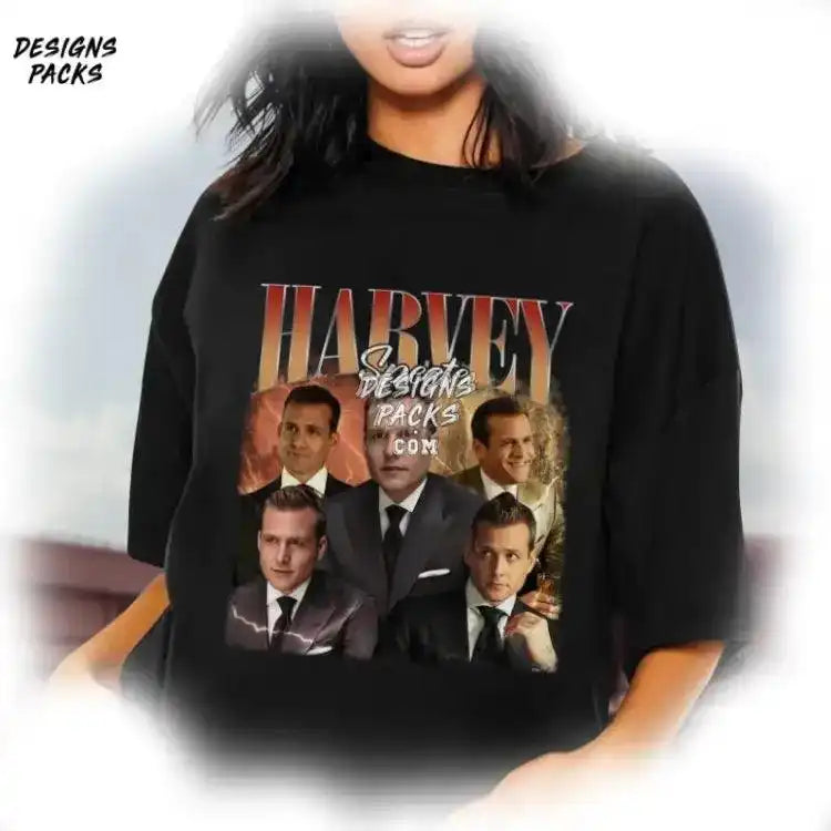 Suits Homage Tv Harvey Specter Vintage Graphic Png Design