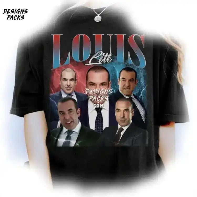 Suits Homage Tv Louis Litt Vintage Graphic Png Design