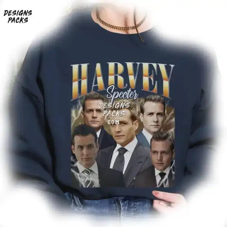 Suits Movie Homage Tv Harvey Specter Vintage Graphic Png Design